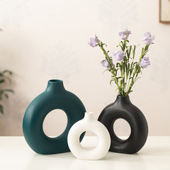 Handcrafted Scandinavian vase with simple design
