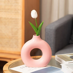 Minimalist Scandinavian home decor vase
