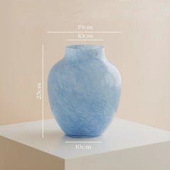 Clay Craft Master Modern Minimalist Lucite Vase ---- Silken Vapors