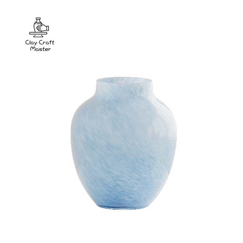 Clay Craft Master Modern Minimalist Lucite Vase ---- Silken Vapors