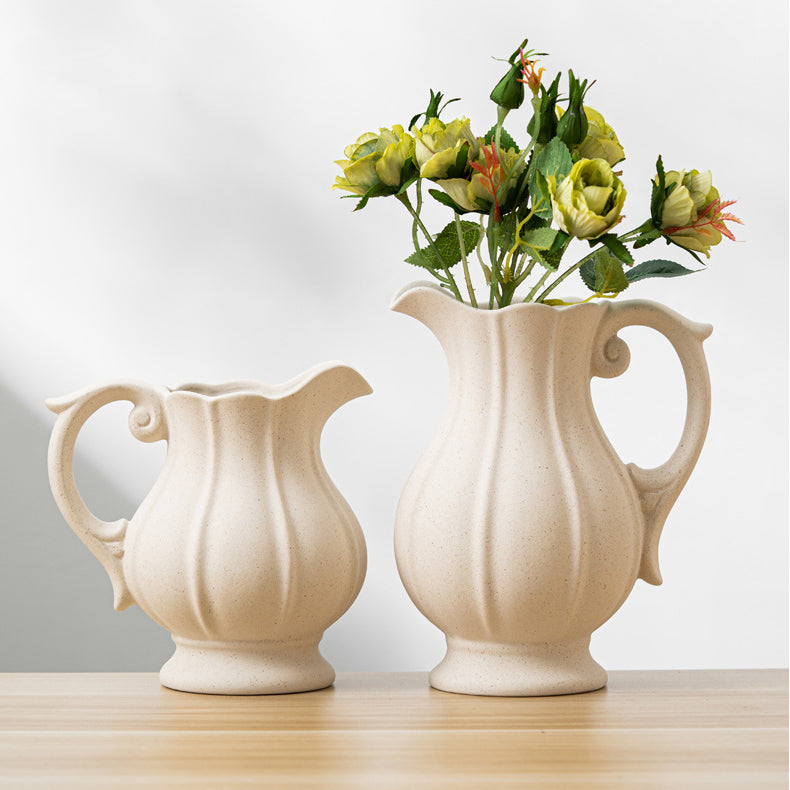 Minimalist handmade ceramic flower vase